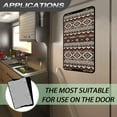 thumbnail image 6 of POLERO Aztec Tribal RV Door Window Shade Cover, Foldable Sun Shade Windshield Blackout Shower Curtains Coverage Accessories Fits for Most RV Interior Door, Coffee Brown (17.3" X 26"), 6 of 7