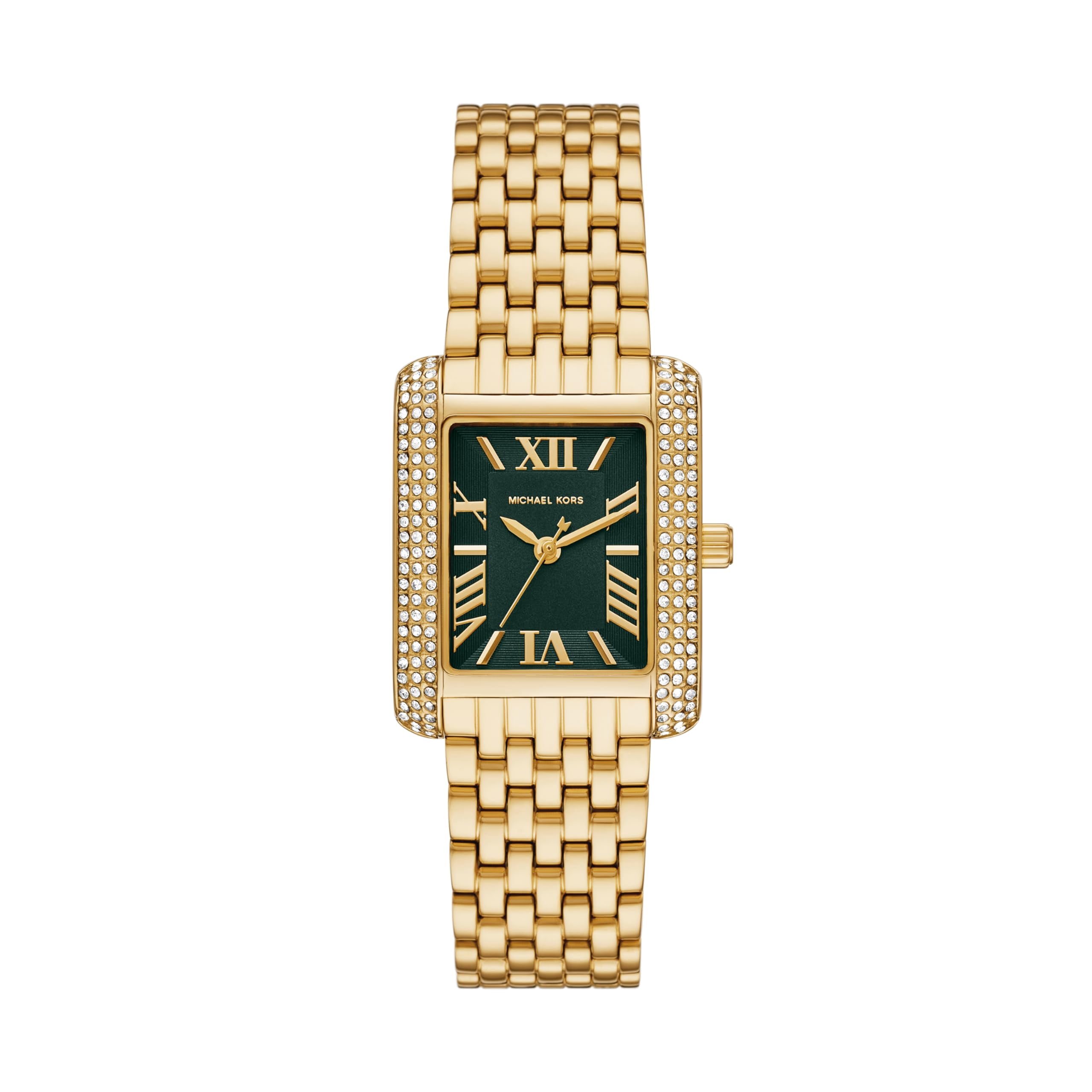 Michael Kors Rose Golden Stainless Steel Band, Case With 