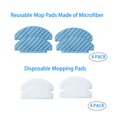 thumbnail image 5 of Kit de accesorios de repuesto de 23 piezas para aspiradora robot Ecovacs DEEBOT OZMO T8 AIVI T8 N8 Pro N8 Pro Plus. Incluye: 1 cepillo principal, 6 cepillos laterales, 4 filtros HEPA, 4 bolsas para po, 5 of 5