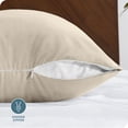 thumbnail image 4 of Bare Home Funda de Almohada Corporal - Cierre de Cremallera - Ultra Suave - Doble Cepillado - Arena, 4 of 8
