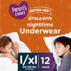 Parent's Choice Ultimate Care Overnight Underwear for Boys and Girls, L/XL, 12 Count