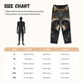 thumbnail image 3 of Balery Tribal Style Raccoon Pantalones de pijama para mujer, pijamas ultraligeros, pantalones de estar por casa-3X-Large, 3 of 6