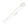 thumbnail image 3 of MRLESS 1 Pair Anti-Lost Earphone Chain Earrings Trendy Ear Clips for Women Fashionable Earphone Holder for Sports and Daily Wear Earring Strap, 3 of 8
