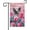 French Bulldog2, variant on German Shepherd Tulip Flowers House Flag Hello Spring Summer Floral Dog Decor Flag Banner for Yard Outdoor 28X40 Inch Double Side