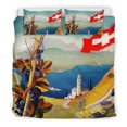 thumbnail image 2 of Switzerland Bed Set Vintage Art Rlt13, 2 of 6