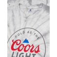 thumbnail image 2 of Tee Luv Cold As The Rockies Coors Light Beer Spider Silver Tie Dye Shirt (Men's) (M), 2 of 4