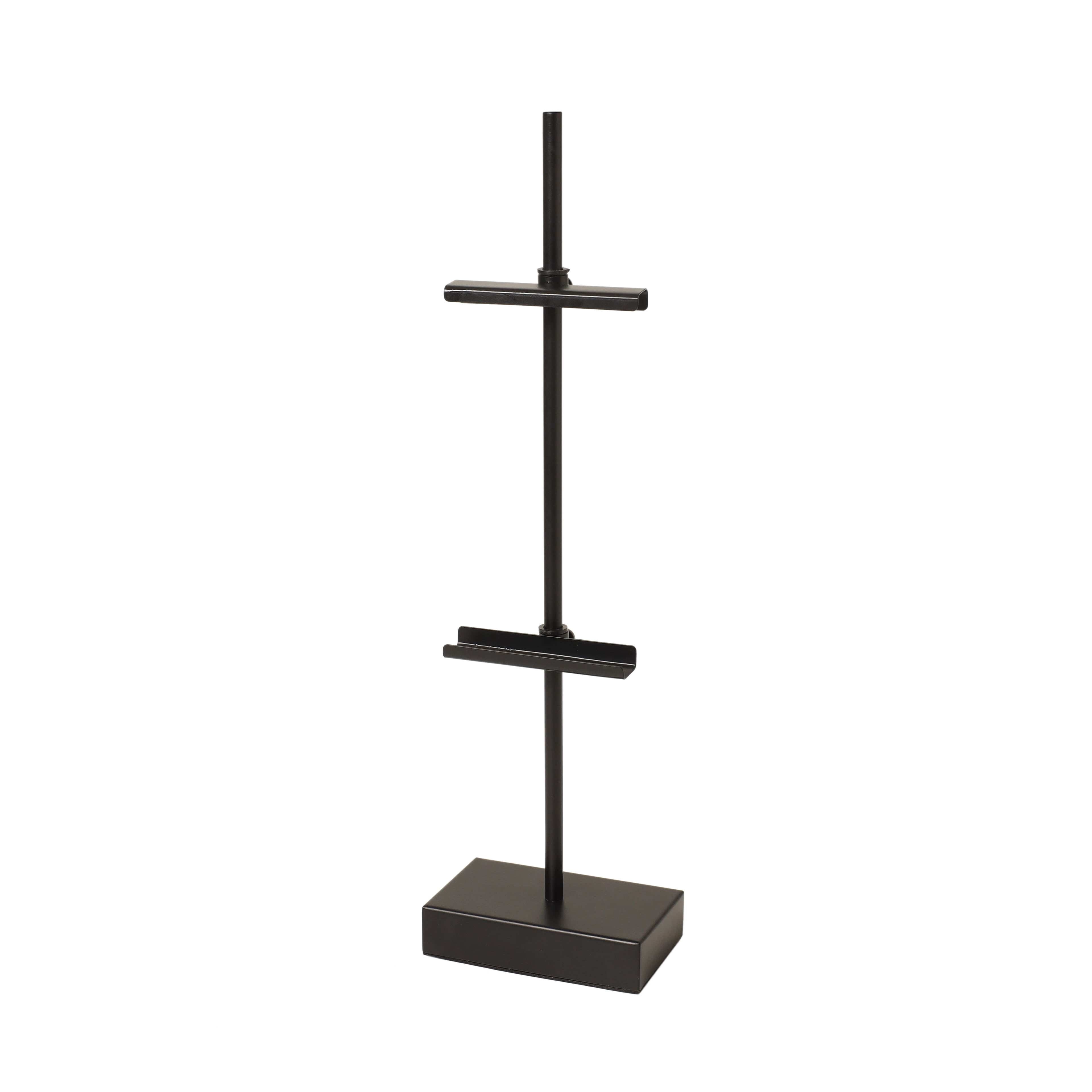 18" Black Steel Adjustable Tabletop Easel by Studio Decor - Decorative Stand for Pictures - Frames - Books - Cards - Plates - 1 Pack