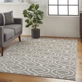 thumbnail image 5 of Nourison Jubilant 6' x 9' Grey Area Rug Moroccan Casual Trellis by Nourison, 5 of 11