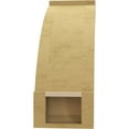 thumbnail image 4 of Ekena Millwork 5"W x 12"D x 12"H Lafayette Rough Cedar Woodgrain TimberThane Knee Brace, Primed, 4 of 6
