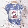 thumbnail image 5 of T Shirts for Women Women Fashion Summer Printed Regular Women Short Sleeves Round Neck, 5 of 5