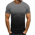 thumbnail image 2 of SBYOJLPB Summer Tops for Men Fashion Casual Men's Round Neck Printed T-shirt Top, 2 of 5