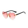 thumbnail image 2 of Gafas de sol sin marco Love Frame Trim para niños Gafas de sol de moda para hombres y mujeres Bebés Océano Moda, 2 of 5