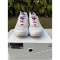 thumbnail image 5 of Ni - ke Ni - ke Air Jordan XXXVII 37 White Red Basketball Shoes DD7421-160 Size 7Y, 5 of 5