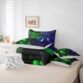 thumbnail image 5 of Erosebridal Gradient Gamepad Bed in a Bag Queen size, Abstract Geometric Bed Set, Gaming Reversible Bedding Queen Size, Lightweight Room Decoration, 7pcs, 5 of 5