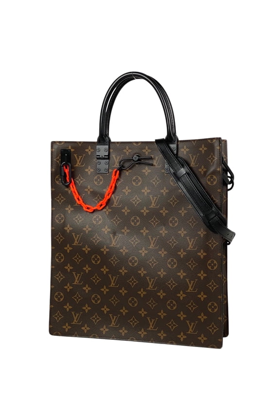 Pre-Owned Louis Vuitton Sac Plat 2-Way Shoulder Bag/Handbag/Solar Ray Chain Tote Bag Monogram...