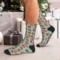 thumbnail image 7 of Vsdgher Hand Drawn Strawberry Unisex Crew Socks Lightweight Breathable Ventilation Ankle Socks, Mid-calf socks for Daily, 7 of 7