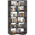 thumbnail image 1 of Estantería de esquina Armocity, 7 niveles, Etagere, roble gris, 1 of 8