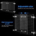 thumbnail image 4 of UNIFAMILY Fish Tank Divider 55 Gallon, Adjustable Aquarium Divider Kit with Suction Cups, Fish Tank Divider Clips for 55 Gallon Tank, Fish Tank Isolation Board Keep Fish from Fighting, 4 of 6