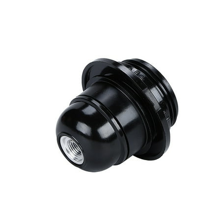 

XUQIANG 1pc Black E27 Self-locking Bakelite Lamp Holder E14 Cap Screw LED Light Head Socket Floor Desktop Light Bulb Base