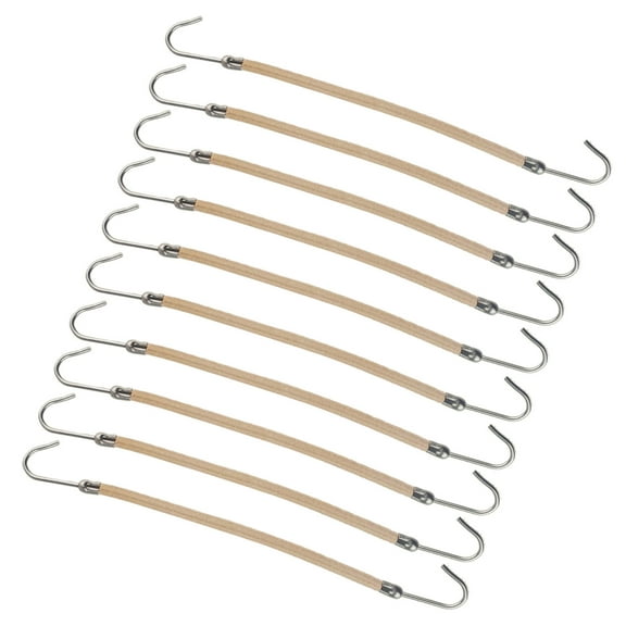 10pcs Hair Styling Hooks Double Hook Hair Scrunchies Tie Elastics Hairs Bands Rubber Hairband Convenient Headwear