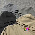 thumbnail image 4 of Sudadera con capucha de gran tamaño para hombre y mujer, suéter de lana de alta calidad, color liso, temporada 6, 2021FW, 1:1, KANYE West, 4 of 5