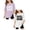 Light Purple 1PCS & White 1PCS, variant on Summer Kids Little Soul Graphic Oversized T-Shirt 2 Pack, Classic Crew Neck Loose Short Sleeve Play & Daily Tops 3-4 Years