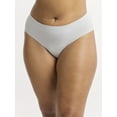 thumbnail image 3 of Joyspun Women's Seamless Hipster Panties, 3-Pack, Sizes XS-3XL, 3 of 6