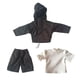 thumbnail image 1 of Figura de hombre a escala 1:12, ropa de moda clásica para muñecas de 6 pulgadas, figuras de acción Negro, 1 of 8
