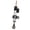 Silver, variant on Long 345mm Carbon Fiber Motorcycle Steering Damper With Aluminum Alloy For Comfortable Ride And Shock Absorption