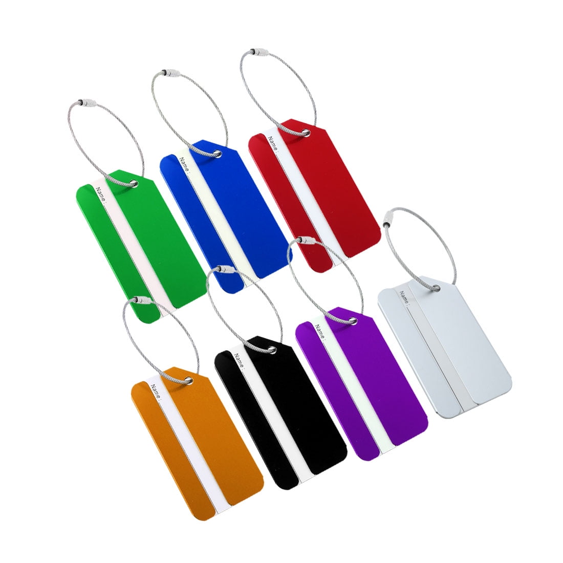 Unique Bargains Unique Bargains Travel Aluminum Suitcase Luggage Tags