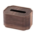 thumbnail image 2 of Dispensador de servilletas de madera con forma de caja de pañuelos, adorno minimalista para mesa, soporte para pañuelos de papel, bote para pañuelos, 2 of 8