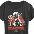 thumbnail image 3 of Marvel Deadpool & Wolverine - Sketch Doodles - Women's Short Sleeve Graphic T-Shirt, 3 of 5