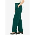 thumbnail image 3 of Woman Within Plus Size Wide-Leg Velour Pant, 3 of 3
