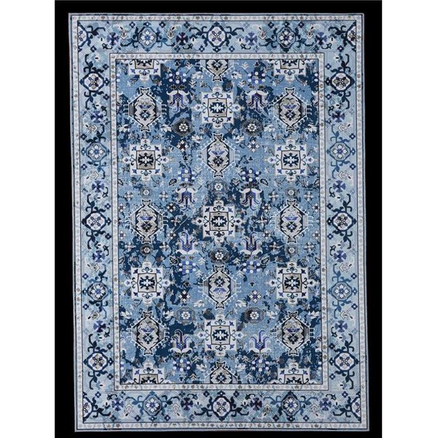 Amazing Rugs ZP1028-57 5 x 7 ft. Zara Vintage Heat Printed Area Rug with Nossis Design