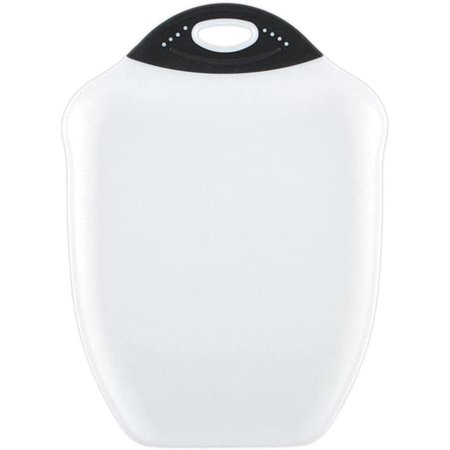 

Dexas Chop & Scoop Cutting Board 9.5 by 13 inches White with Black Handle