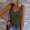 Army Green, variant on Womens U-Neck Tank Tops Summer Plus Size Sleeveless Solid Rib Knit Base Shirt Casual Breathable Workout Tees Army Green XXL