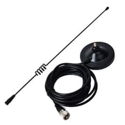 HYS Dual-band Universal Car Vehicle Magnetic Base Signal FM Radio Antenna Aerial with PL259