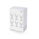 thumbnail image 4 of Set Xtellar 6 Copas De Cristal Labrado Copa Vidrio Colores Color Transparente, 4 of 5