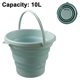 thumbnail image 1 of Cubo plegable Cubo de silicona Plegable - Cubo de limpieza Cubo de silicona para limpiar Camping Pesca Cocina - Cubo doméstico MFZFUKR 221184-6, 1 of 9