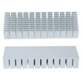 thumbnail image 2 of Heatsink Module, Multi Compatible Mini Aluminum Heatsink Cooler 120mmx40mmx20mm Slotted  For  For Motherboard With Adhesive,Without Adhesive, 2 of 8