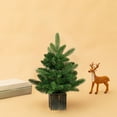 thumbnail image 6 of Table Top Christmas Tree,Small Christmas Tree Mini Christmas Tree, Artificial Christmas Tree Small Tree with Branches and Base, Green,Non-Lit,for Home Office Party Holiday Decor, 6 of 8
