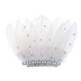 thumbnail image 2 of Broches retro, insignias, insignias artesanales para ropa, accesorios y decoración. Pluma blanca, 2 of 9