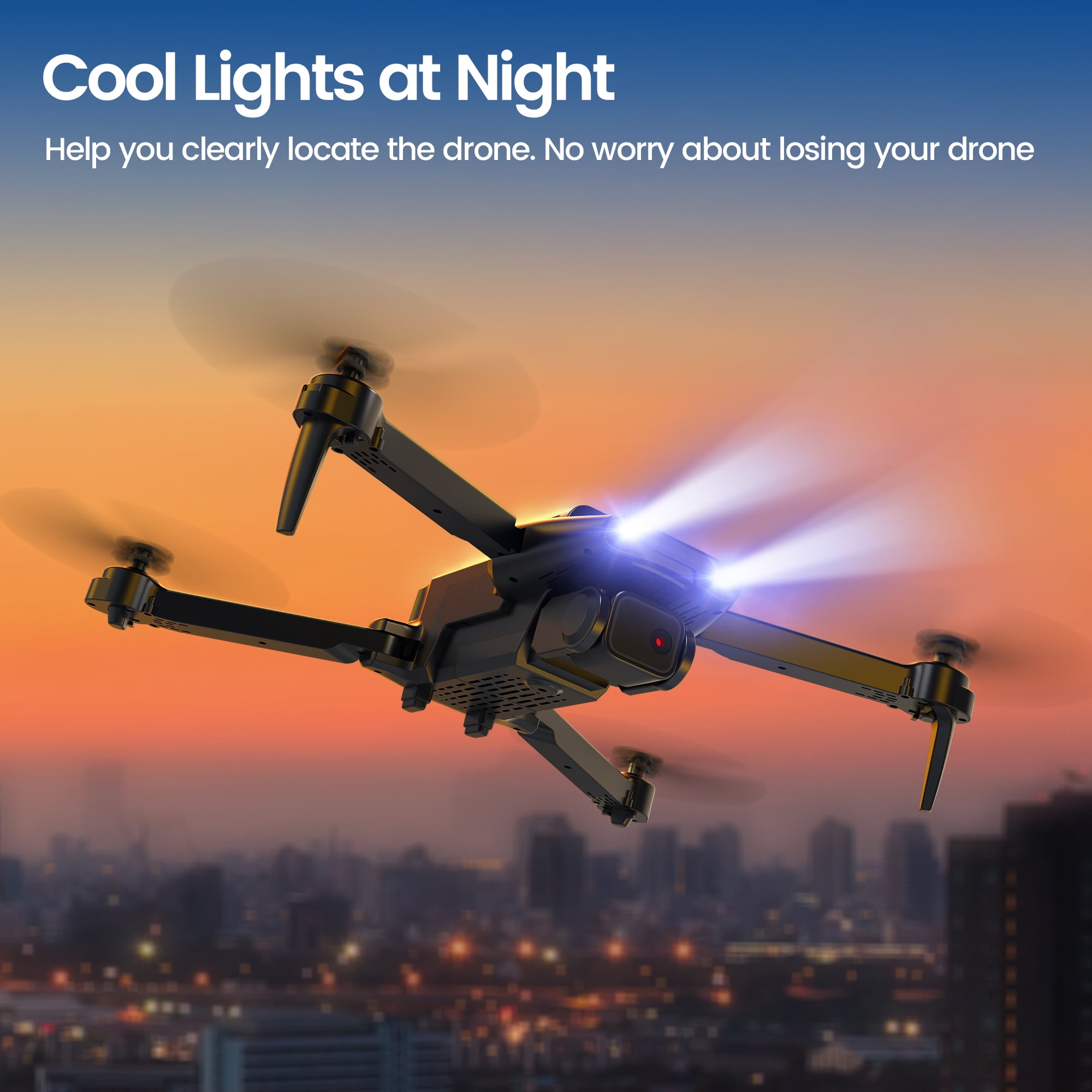 JY08 Drone with 4K HD Camera, Quadcopter RC, 3-Side Obstacle