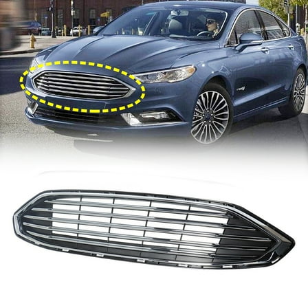 Fit for 17-18 Fusion Grill Chrome Front Grille