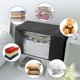 thumbnail image 4 of Large Clothes Storage Box, Thick Non-Woven Fabric, Foldable Organizers with Handle for Duvet Bedding Blankets Pillows Toys, Black, 4 of 5