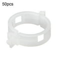 thumbnail image 2 of Ludlz 50/100Pcs Clear Hanging Plastic Vegetables Plant Vine Clips Clamp Gardening Tool, 2 of 7