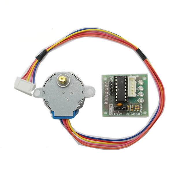 ZheElen Moteur Pas à Pas 5V DC + Carte de Module de Test de Pilote ULN2003 pour Arduino