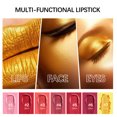 thumbnail image 4 of BEUKING Gold Lipstick Velvet Nude Red Pink Lip Tint High Pigment Not Fade Smooth Long-Lasting Wear Non-Stick Cup Waterproof Matte Lady Lip Gloss for Girl Women Lady Daily Lip Makeup (#7), 4 of 11