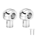 thumbnail image 3 of Handlebar Riser, Motorcycle Handlebar Clamp Anodized Treatment Round Head 25mm CNC  For Universal Motorcycle Black,Plating Silver, 3 of 8