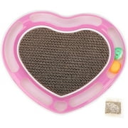 Heart Cat Grabber With Bell Durable Pink
